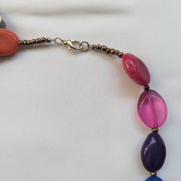 Xccessorzone Multicolor Beaded Necklace - Picture 3 of 5
